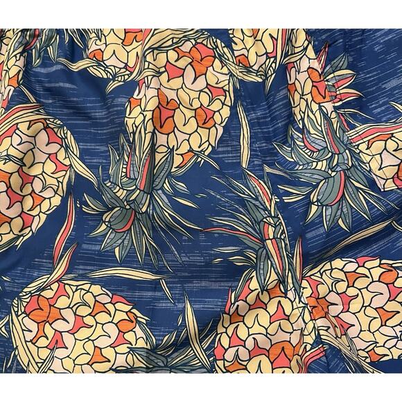 Original Use 5.5" Inseam Pineapple Print Swim Trunks Large New Cruise, Pool, M1 - Picture 6 of 6